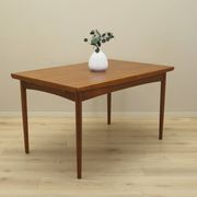 Table en teck, design danois, années 1960, fabriquée au Danemark
