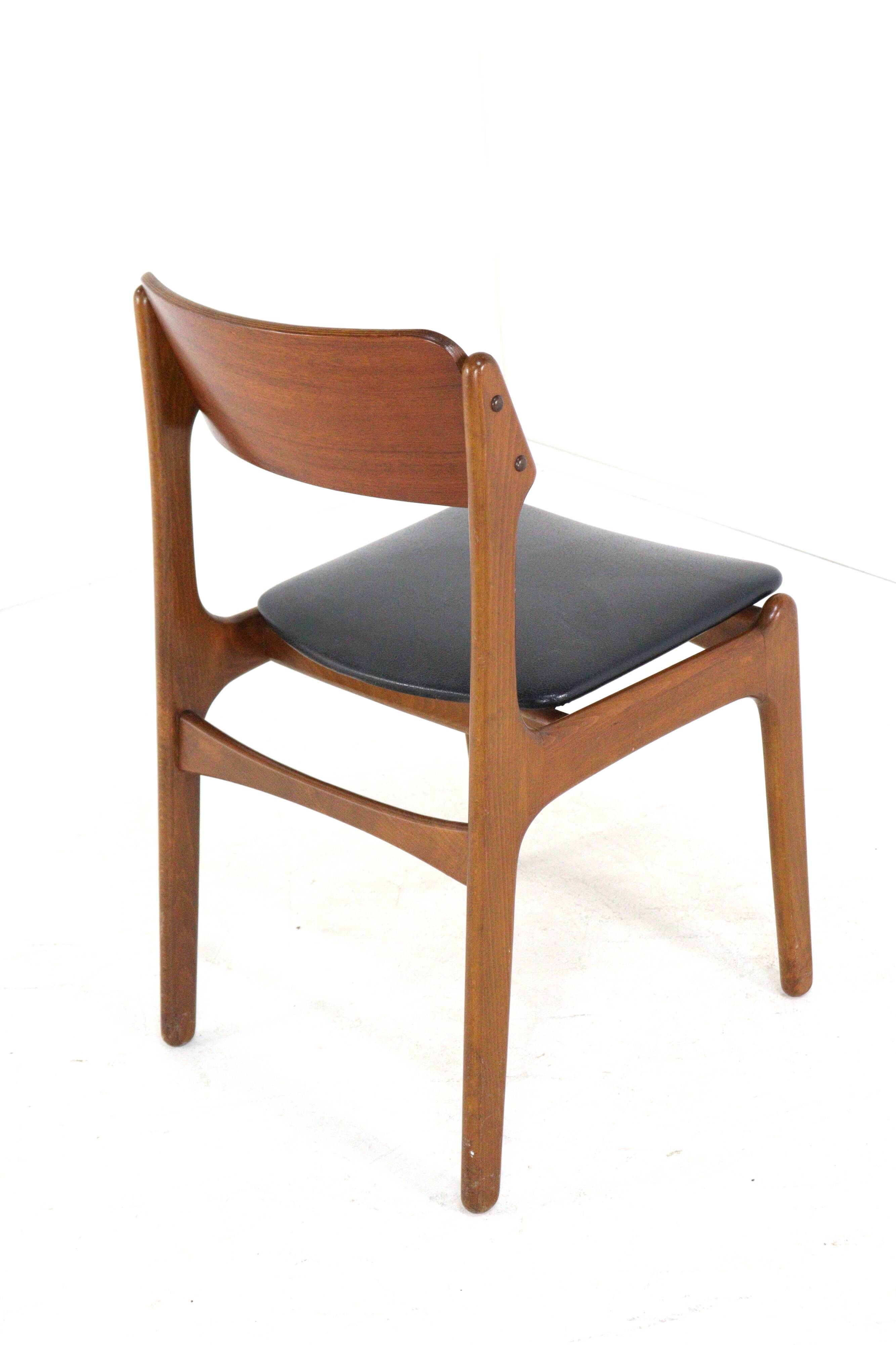 Set of 4 chairs - vintage teak