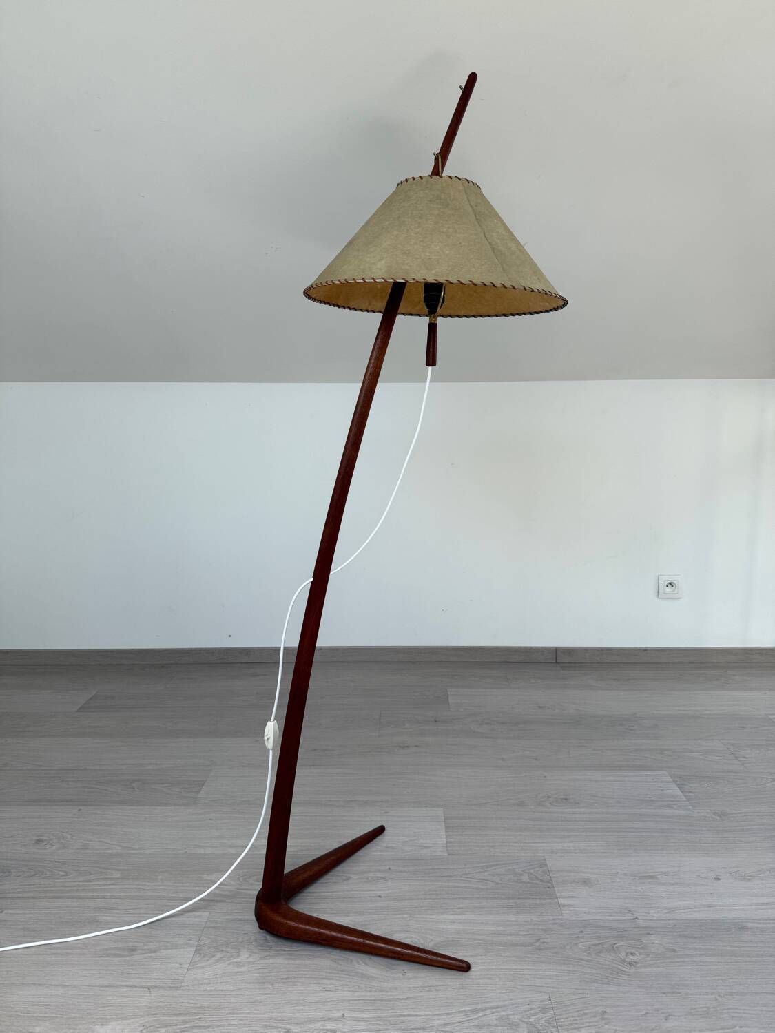 JT Kalmar Dornstab Floor Lamp Austria 1950