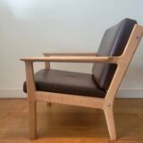 Vintage GE 256 armchair by Hans J. Wegner for Getama