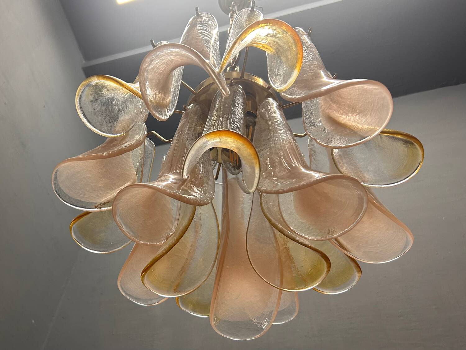 Murano Glass Petals Chandelier by La Murrina, 1980s, Italy