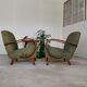 Pair of armchairs H72 by Jindrich Halabala for Ton - Thonet