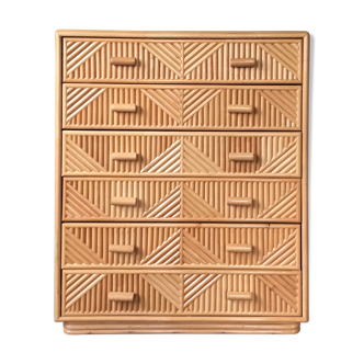 Dresser in rattan