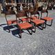 6 Baumann sled chairs in rosewood from the 1960s.