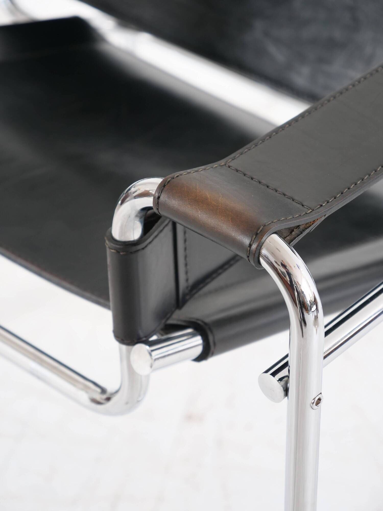 Bauhaus armchair Wassily B3 knoll 1980 by Marcel Breuer