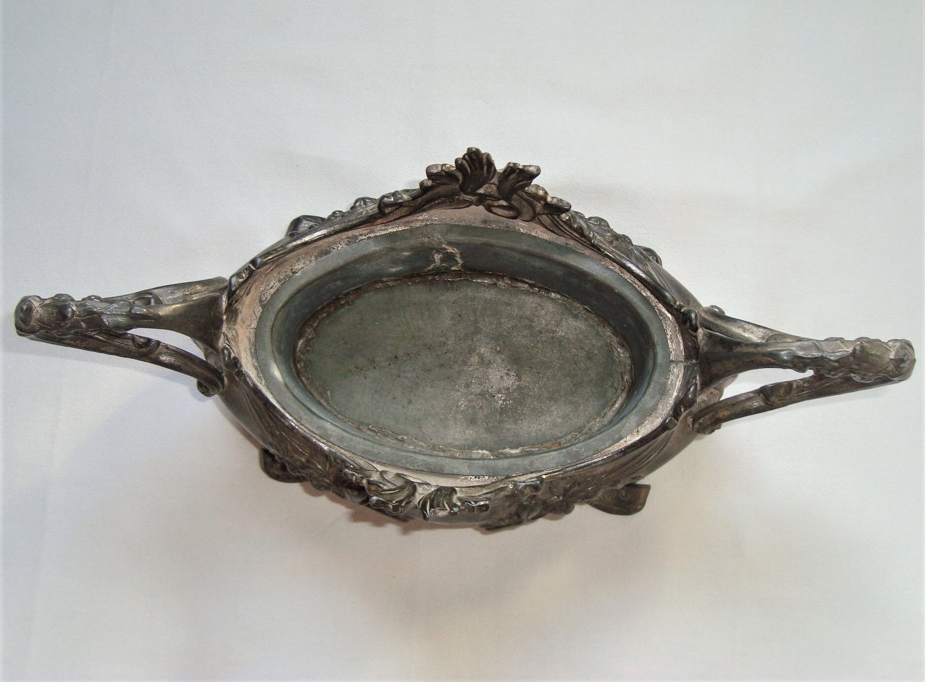 Cast Iron Planter with French Vintage Handles