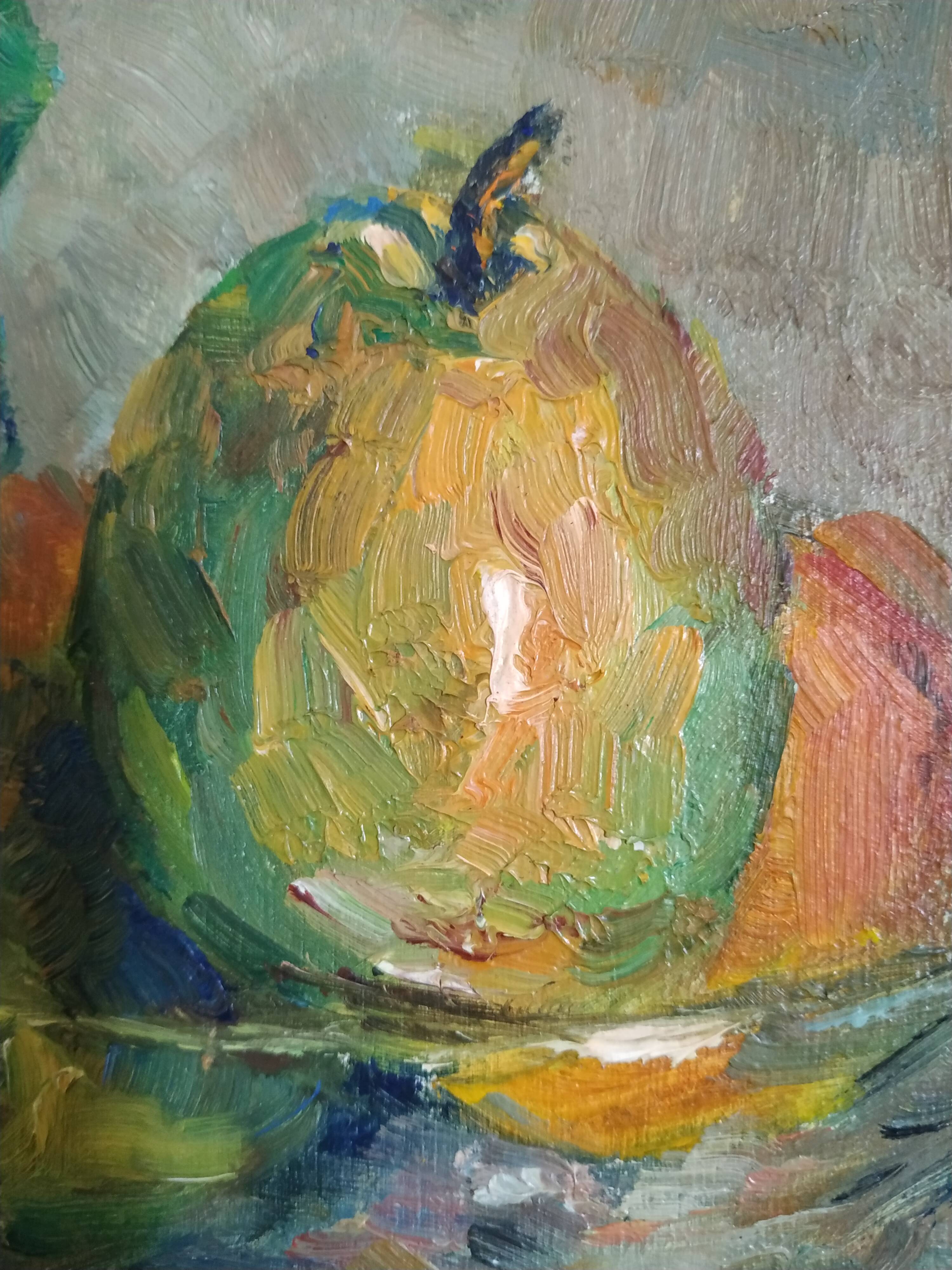 Still life at Victor Ferreri's gargoyle oil on panel