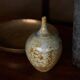 Sculptural vase in pottery from the mid-century 1960s.