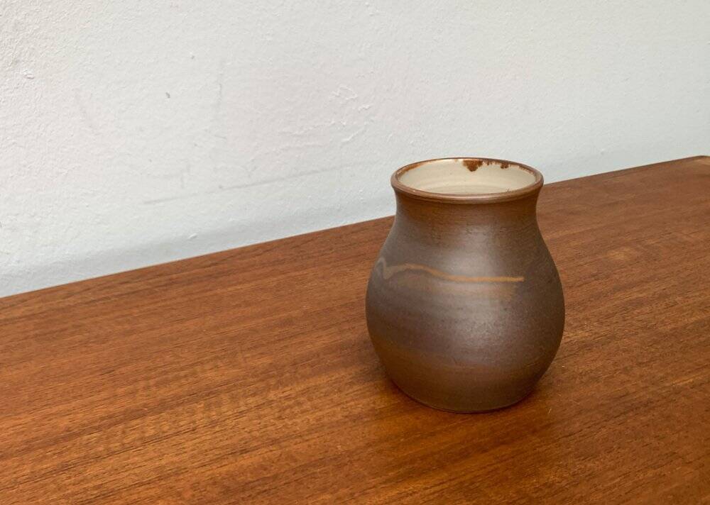 Mid-century ceramic vase signed H.W., 1960s