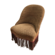 Fauteuil crapaud douillette Napoléon III