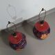 Hand-turned ceramic / glazed vase lamp holders 1970s (most likely French)