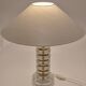 The Modern Scandinavian / Midcentury Modern table lamp with Orrefors glass and brass.