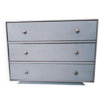 Petite commode vintage bleu