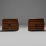 Set of Walnut Cabinets by Mobil Girgi