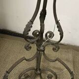 Art Deco wrought iron floor lamp base from the 1930s