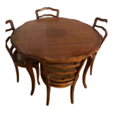 Solid cherry table and chairs