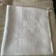 Hand-made linen tablecloth for reception