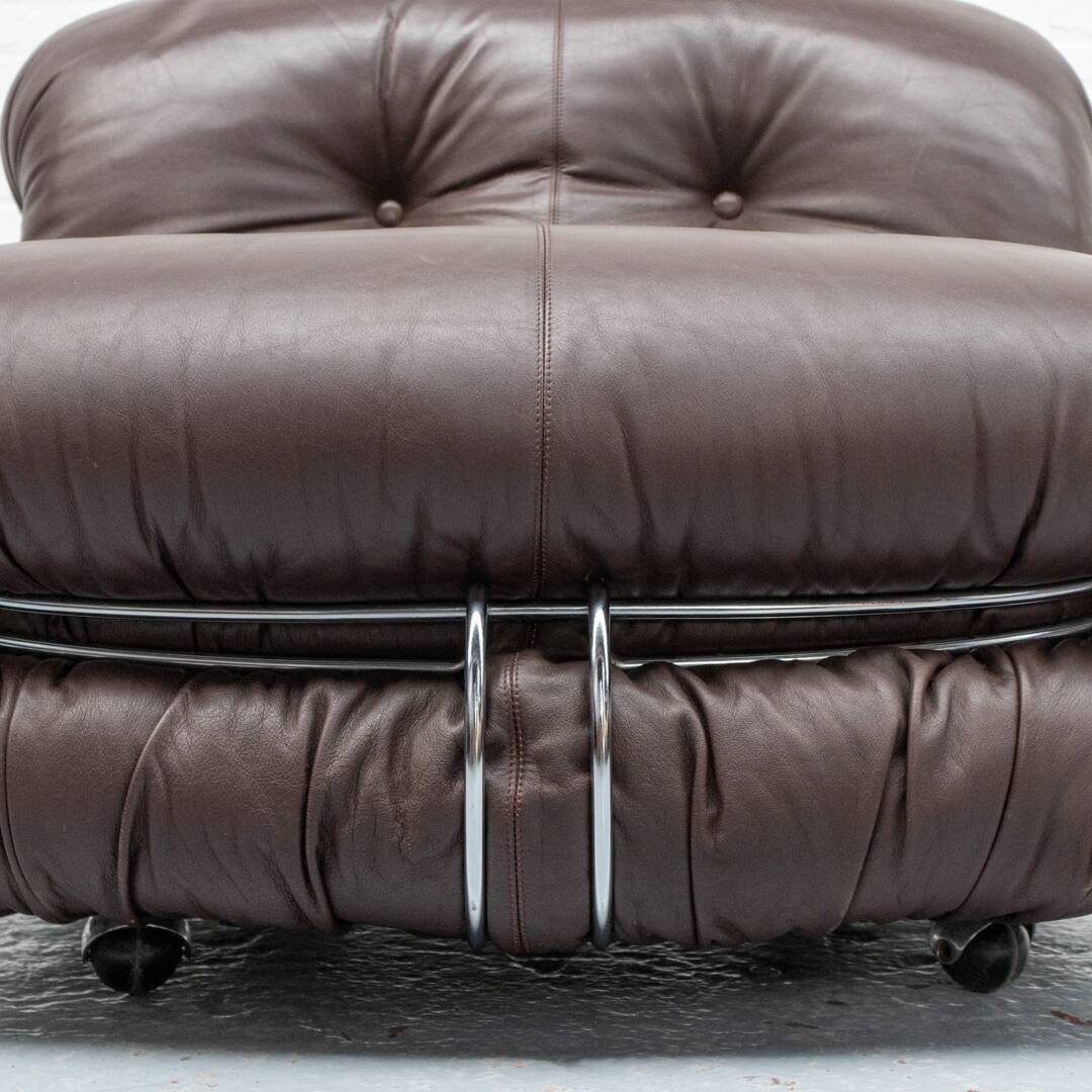 Fauteuil Soriana Afra & Tobia Scarpa Cassina années 1970