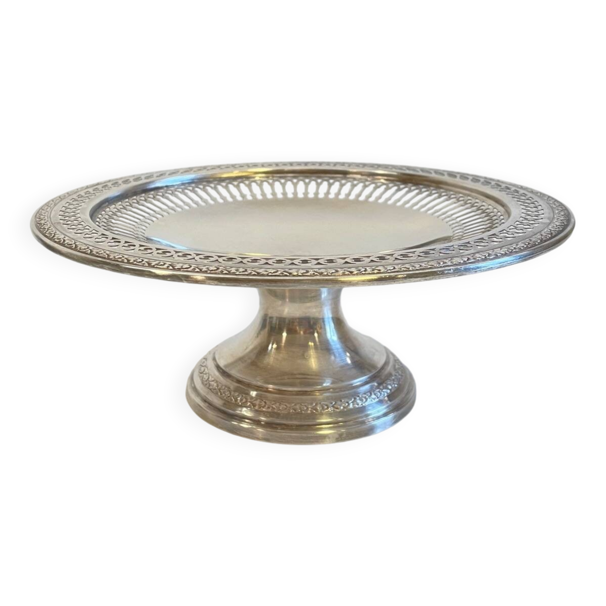 REX Crowned Silver Metal Presentation Tray