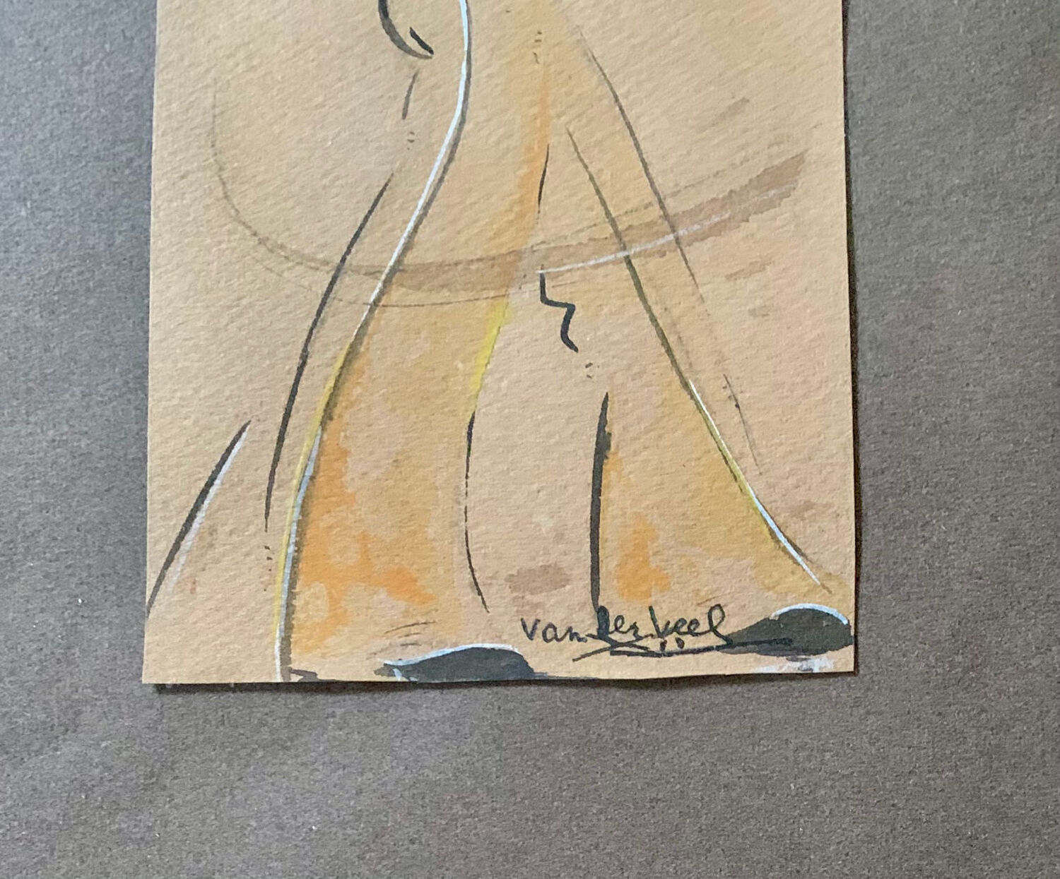 Watercolor drawing "cowboy"
