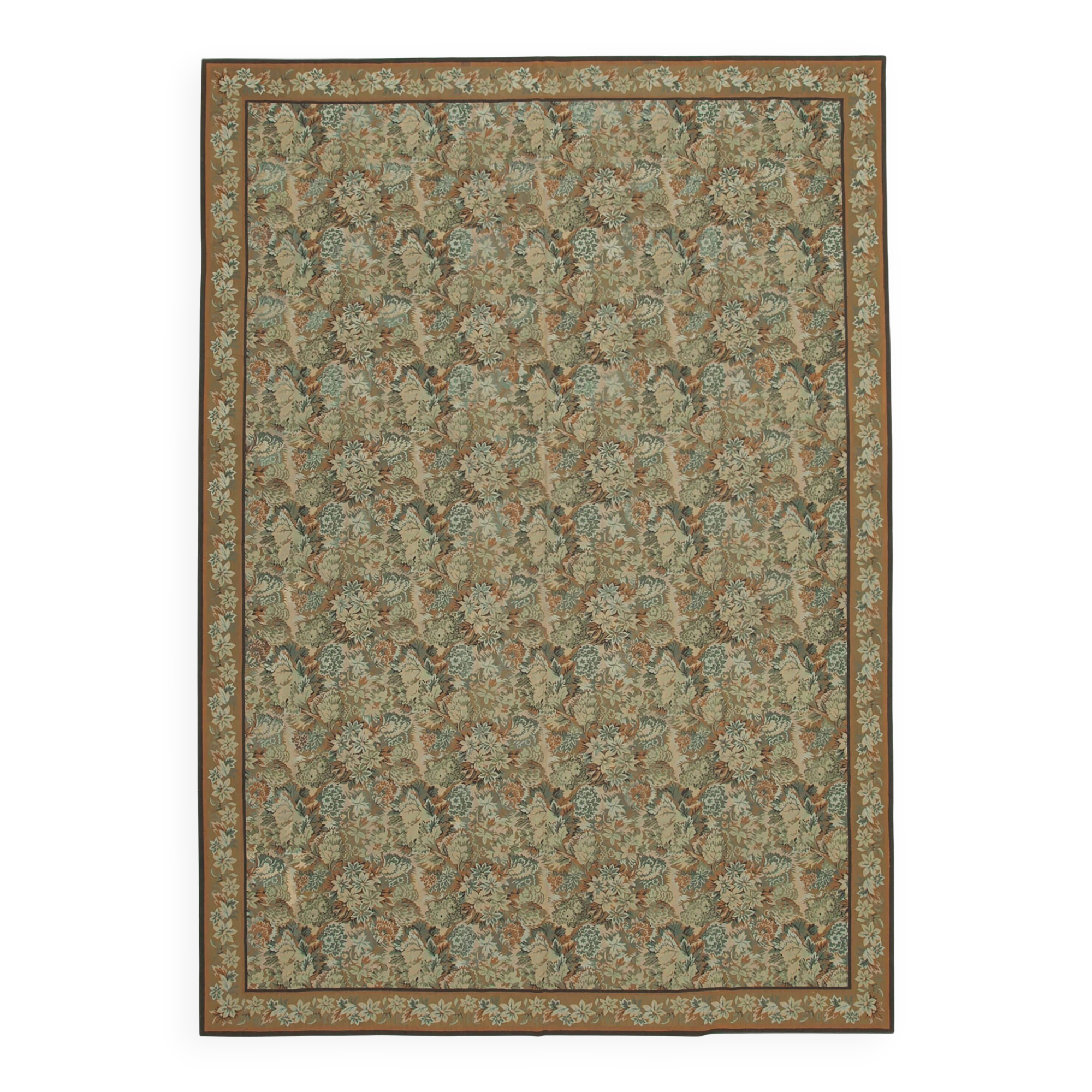 Handmade Vintage Flatweave Needlepoint Kilim 288 cm x 409 cm