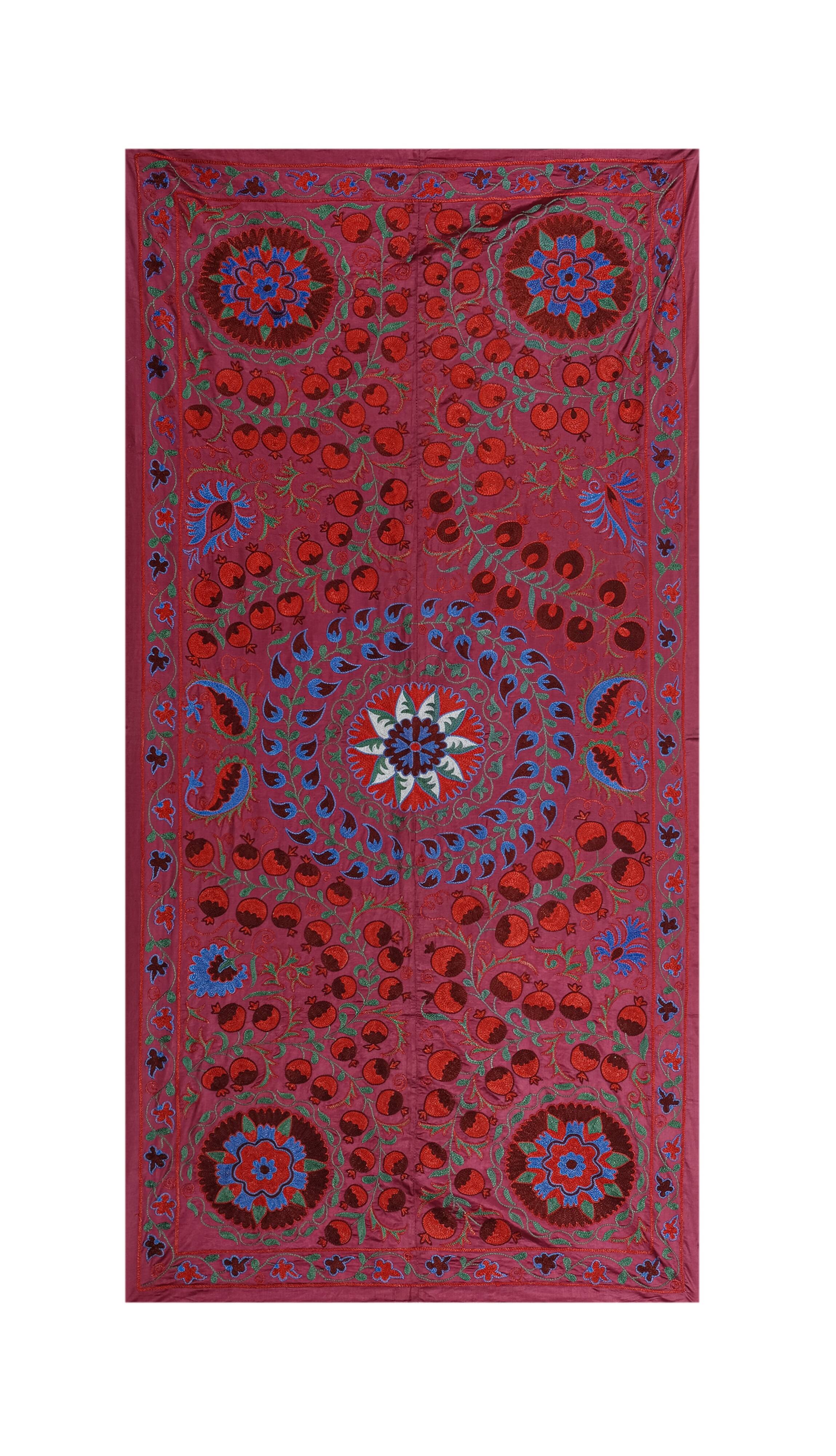 Hand knotted rug, vintage turkish rug 96x191 cm
