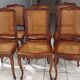 Suite of 6 chairs cans style Louis XV millieu XXeme