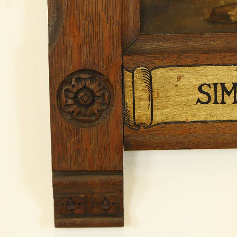 Antique 19th Century Religious Painting