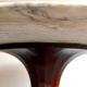 Marble dining table with rosewood base