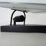 Pair of vintage Italian design metal wall lights from the 80s