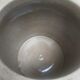 Old grease maker with two handles in gray glazed sandstone early 20th century