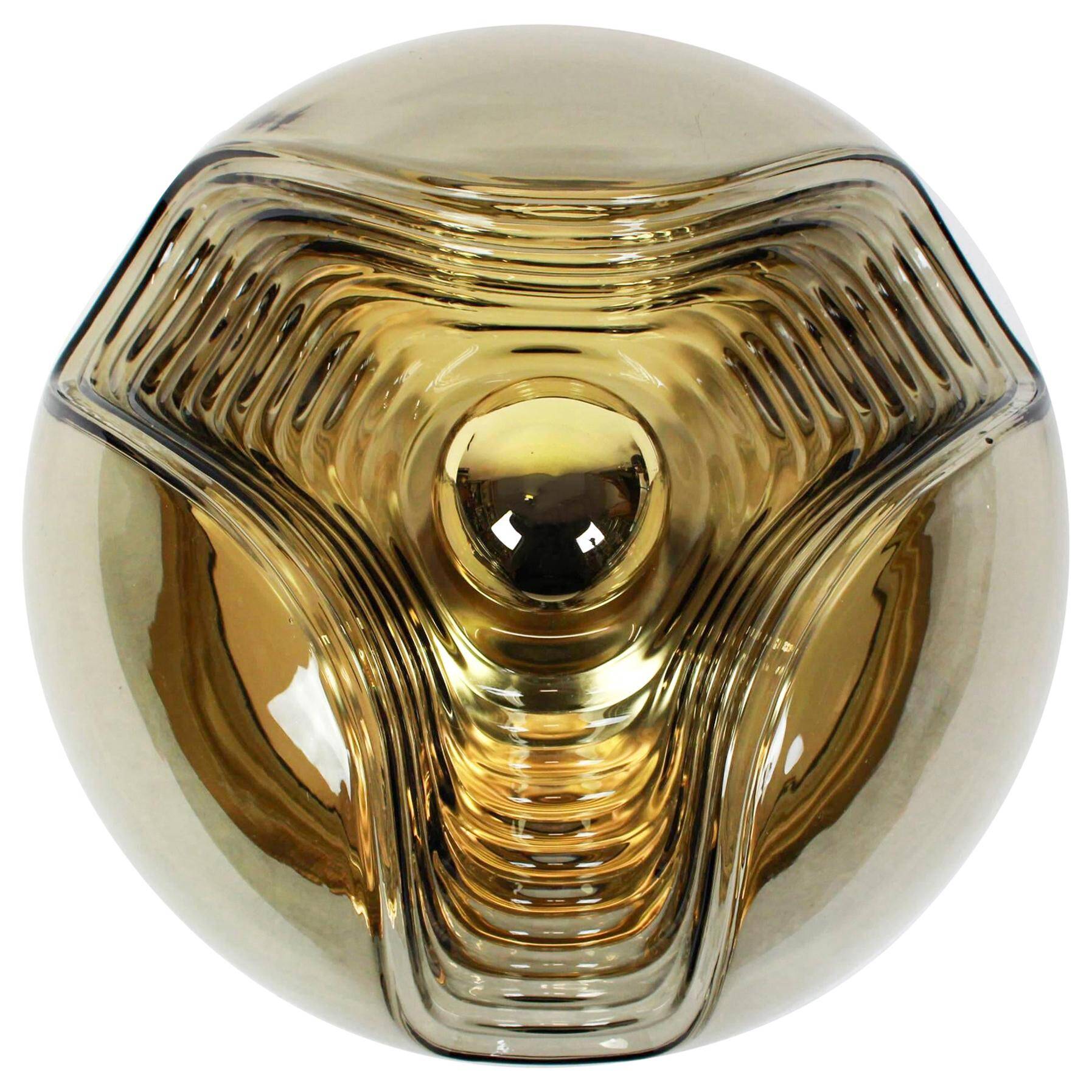 Flush-Mount Wall Sconce, Koch & Lowy by Peill & Putzler, Germany