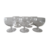 Verres anciens ciselés