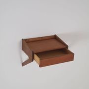 Floating bedside table by Sigfred Omann for Ølholm Møbelfabrik, 1960s