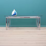 Table basse en verre, design danois, années 1970, production : Danemark