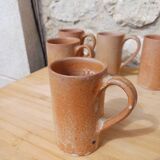 5 handmade mugs France