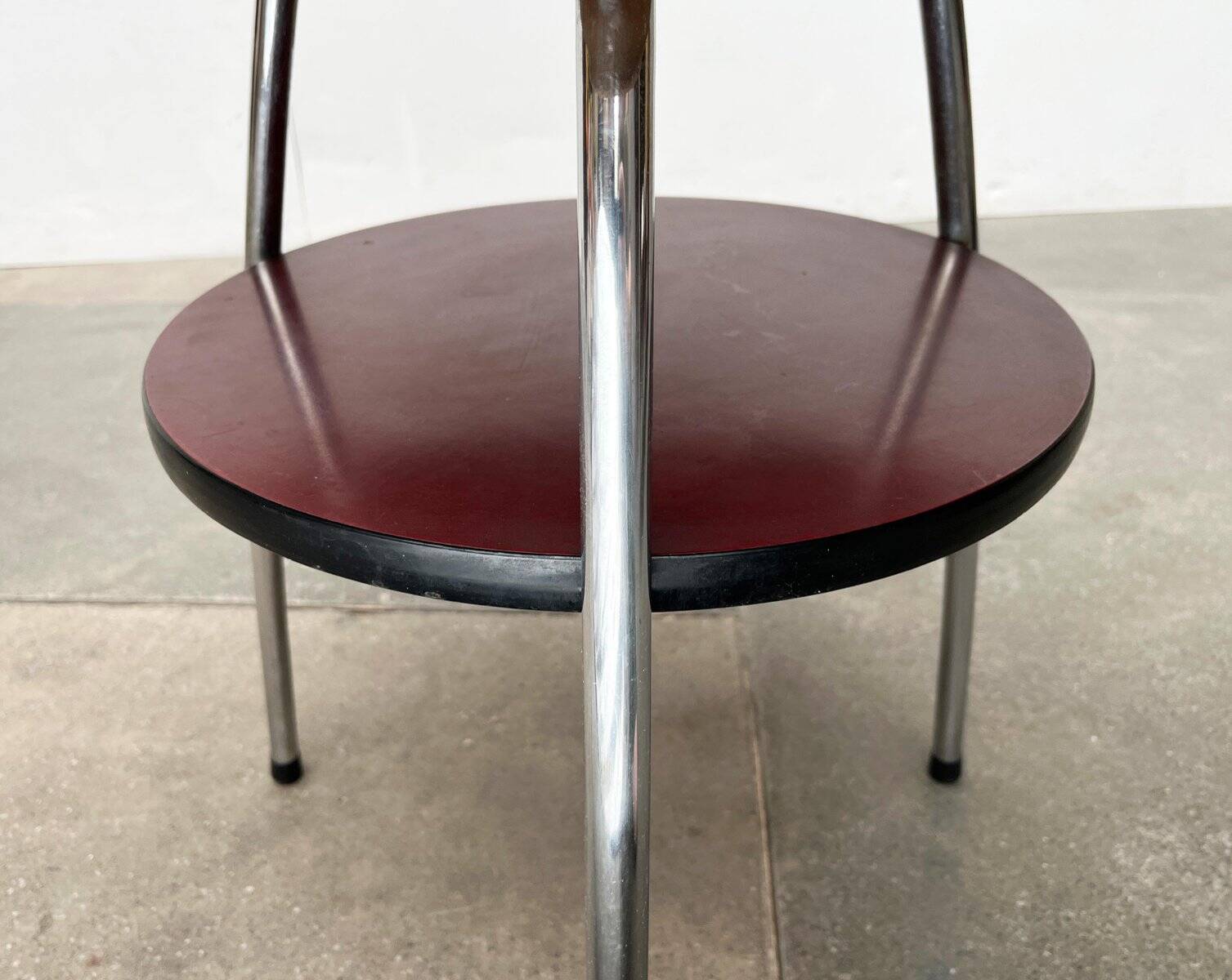 Mid-century German tubular steel table by Mauser Werke Waldeck.