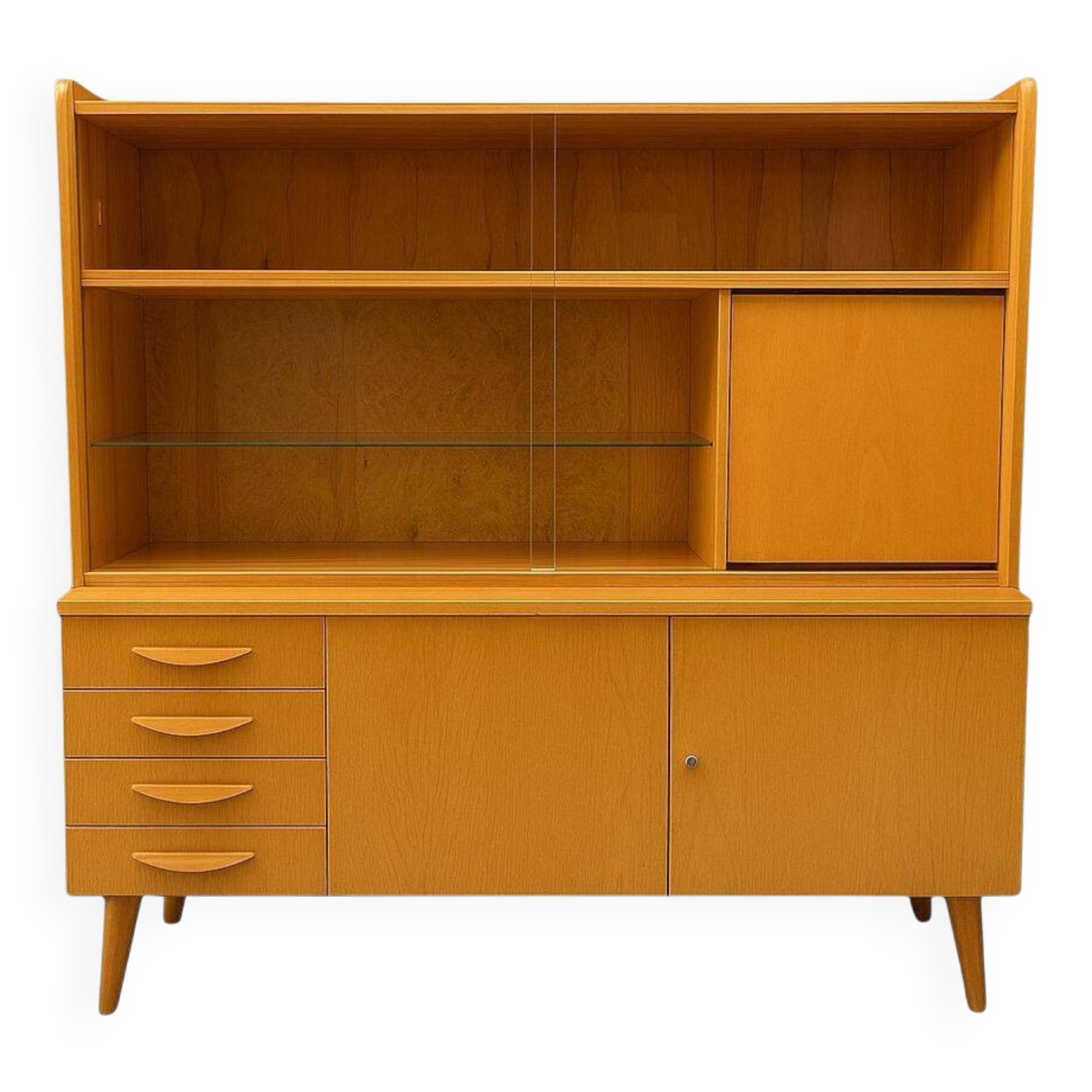 Original 1960s Mid-Century Highboard by František Jirák for Tatra Nábytok