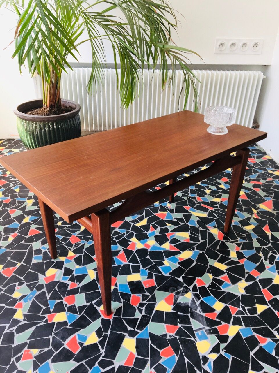 Teak coffee table by Louis Van Teeffelen