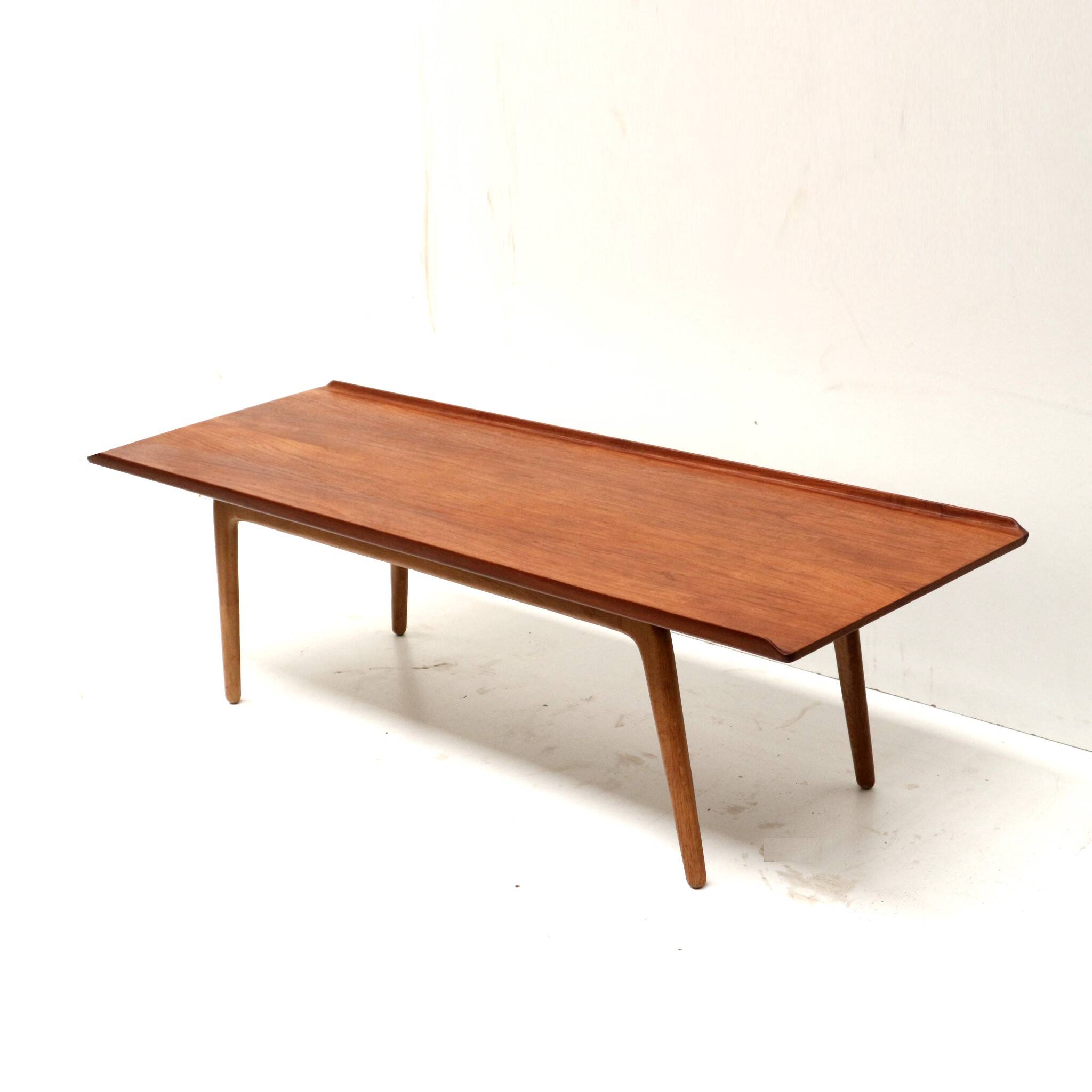 Large vintage coffee table by Arnold Madsen & Henry Schubell for Bovenkamp