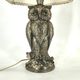 Pair of silver owl lamps by Loevsky & Loevsky, 1960s