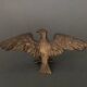 Three bronze eagles Napoleon III 19th century golden patina