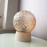 60s glass mid-century ceiling light