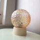 Plafonnier mid-century en verre 60s