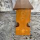 Accent Furniture Stool Wood Brutalist Vintage #D623