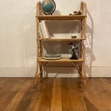Rattan shelf
