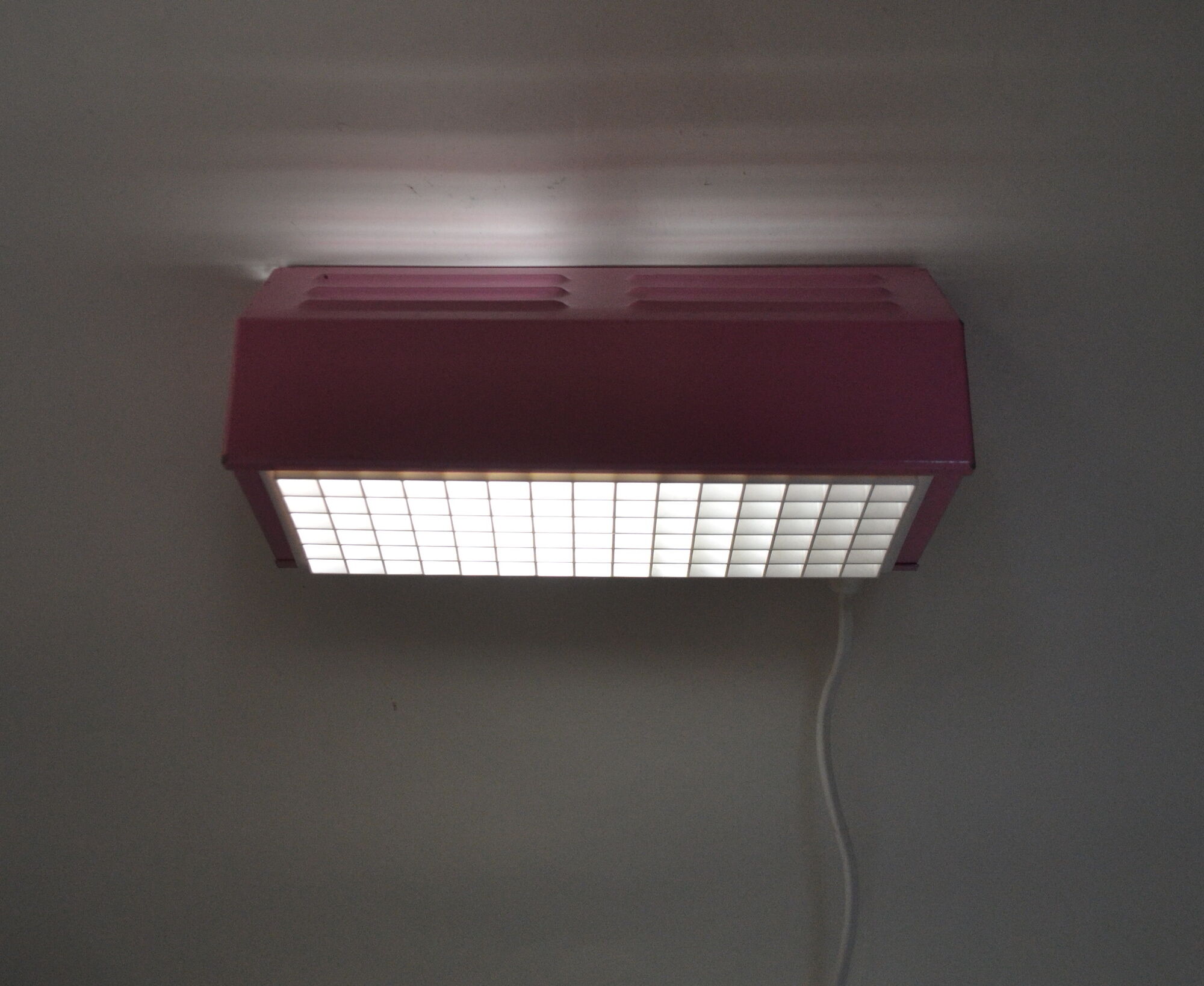 Pink wall lamp, model V615 from Ikea, 1980s