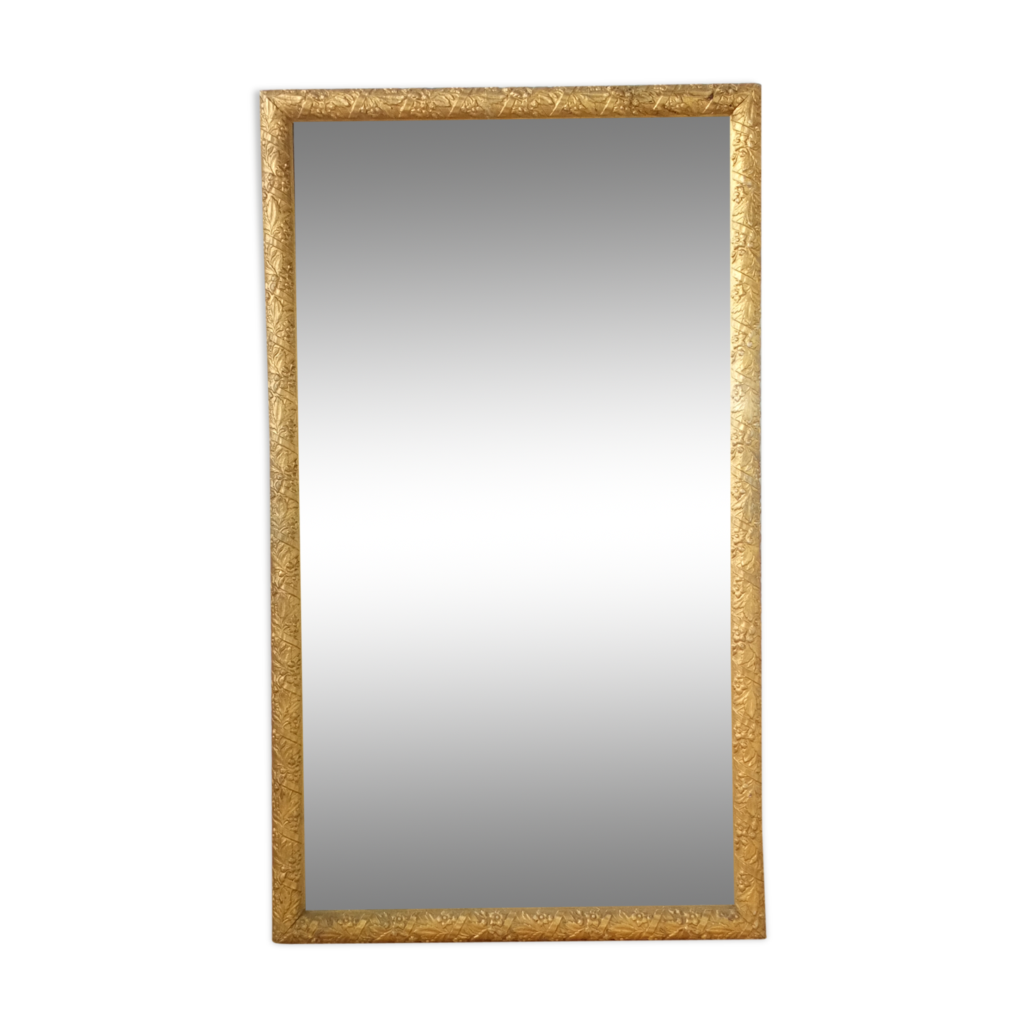 Large gold mirror Napoleon III style catering 76x130cm
