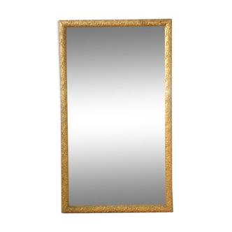 Large gold mirror Napoleon III style catering 76x130cm