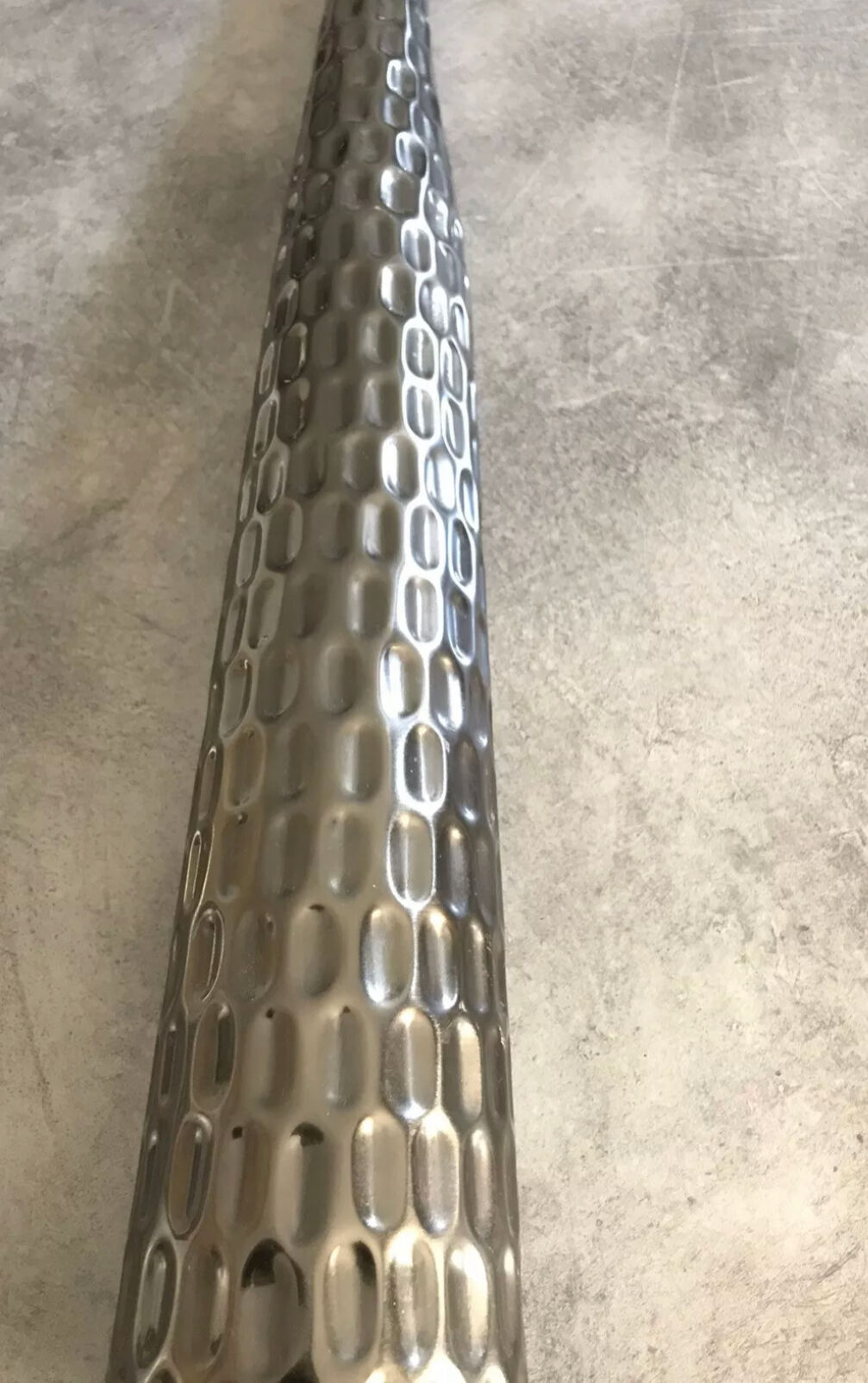 Metal vase soliflore shape design 70 cm